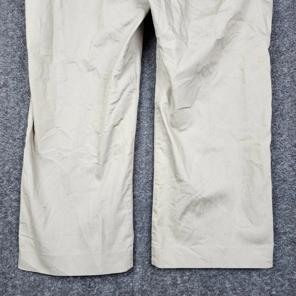 Lee Total Freedom Trousers Women 22W Khaki Beige Straight‎ Leg Stretch Modern